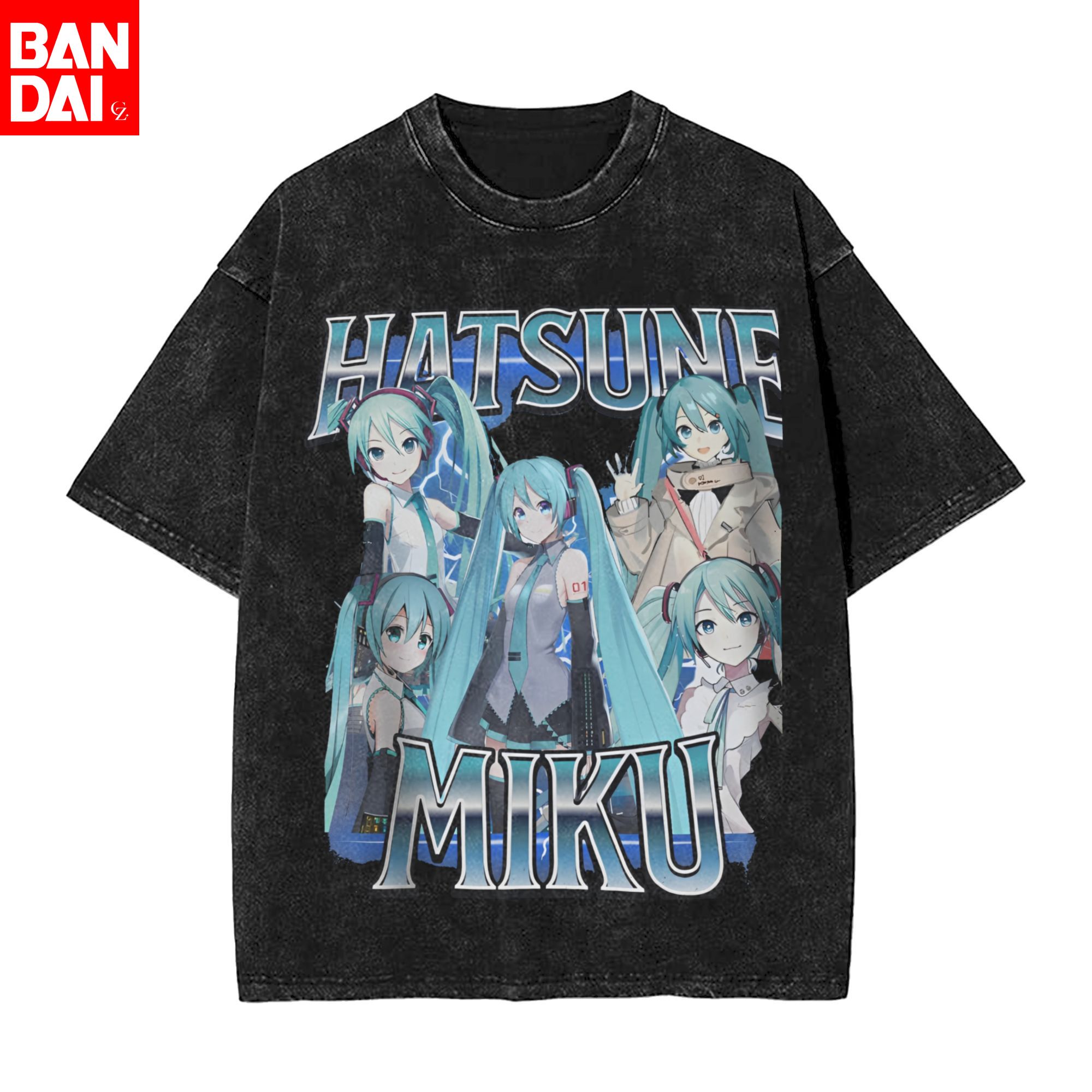 Vintage Summer Clothing Men - Summer 2026 Japanese Anime Hatsune Miku