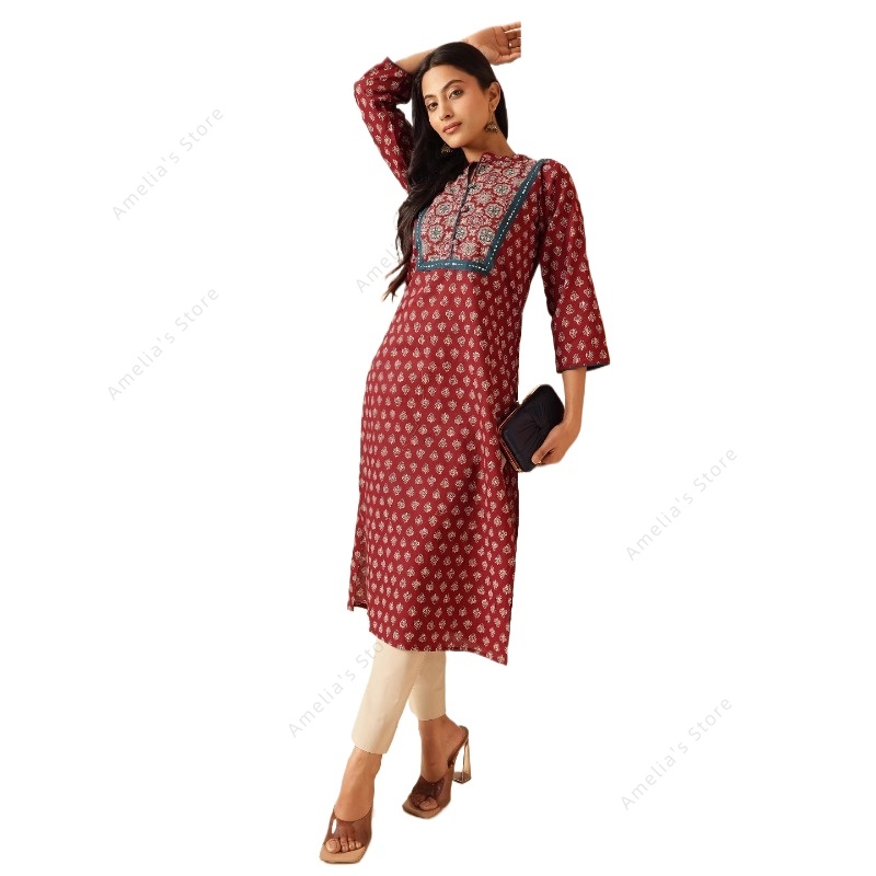 Summer Clothing Pakistan - Spring Summer Women's Ethnic Maroon Floral