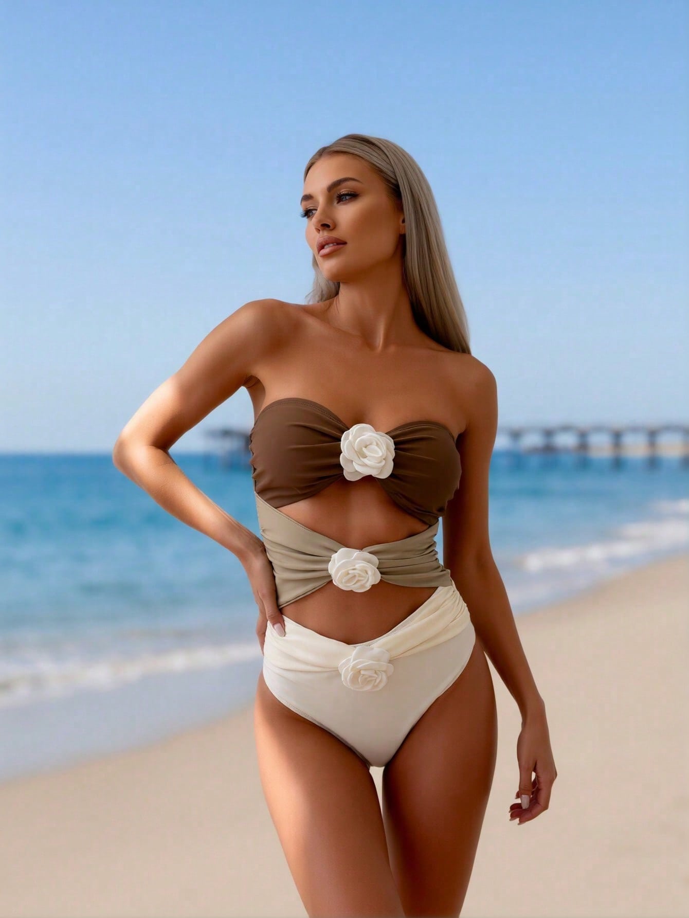 Swimsuit One Piece - 2026 New European And American Women's