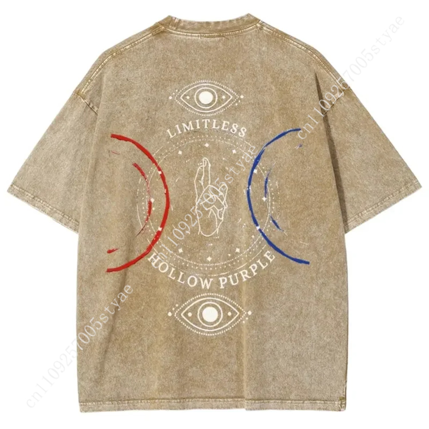 Anime  Gojo Satoru Print T-shi - огляд і ціна Vintage Summer Clothing Men