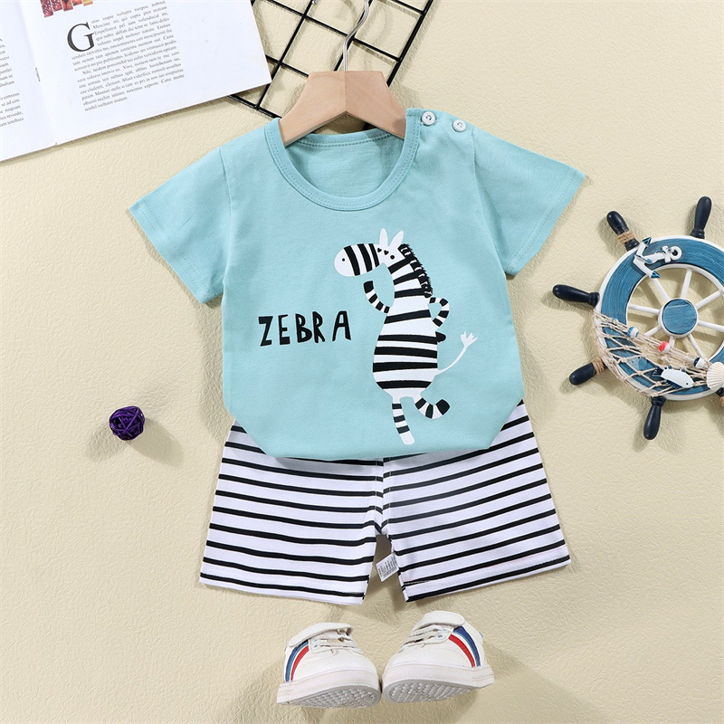Cotton Tees+Shorts 2-piece Tra - огляд і ціна Summer Clothing Baby Girl
