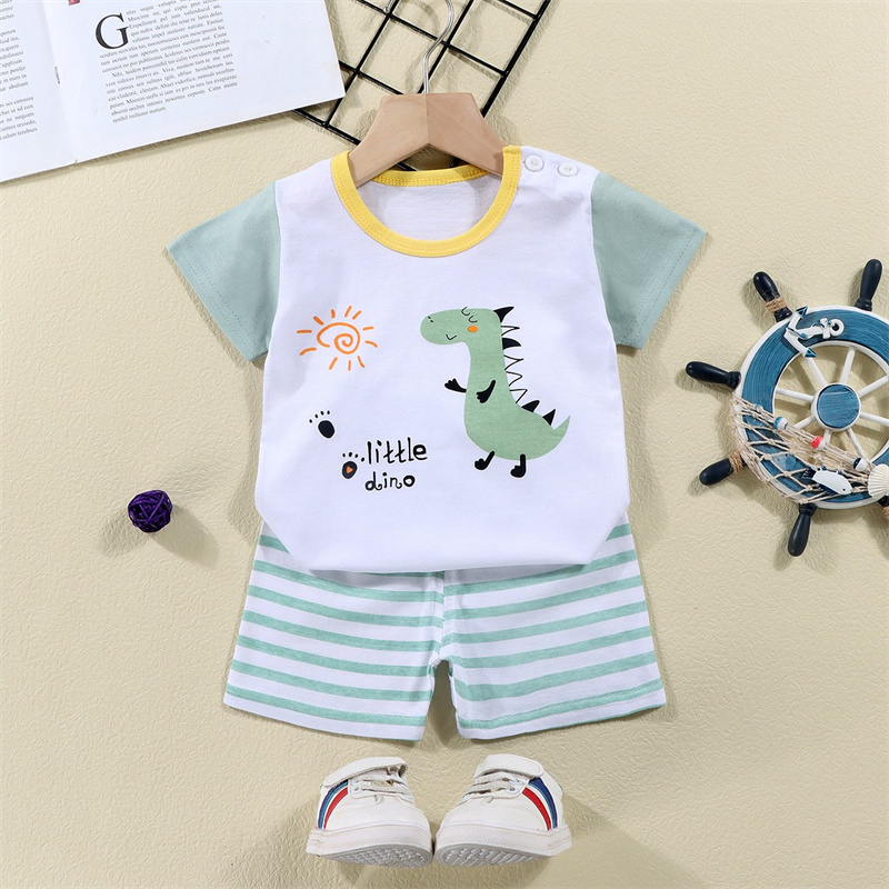 Cotton Tees+Shorts 2-piece Tra - огляд і ціна Summer Clothing Baby Girl