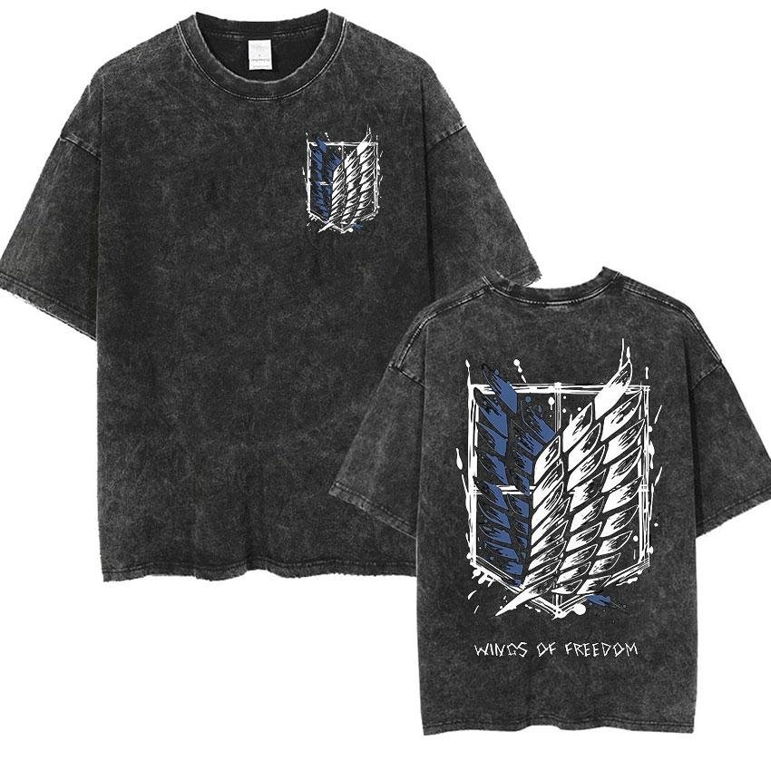 2026 Oversized Vintage Washed  - огляд і ціна Vintage Summer Clothing Men