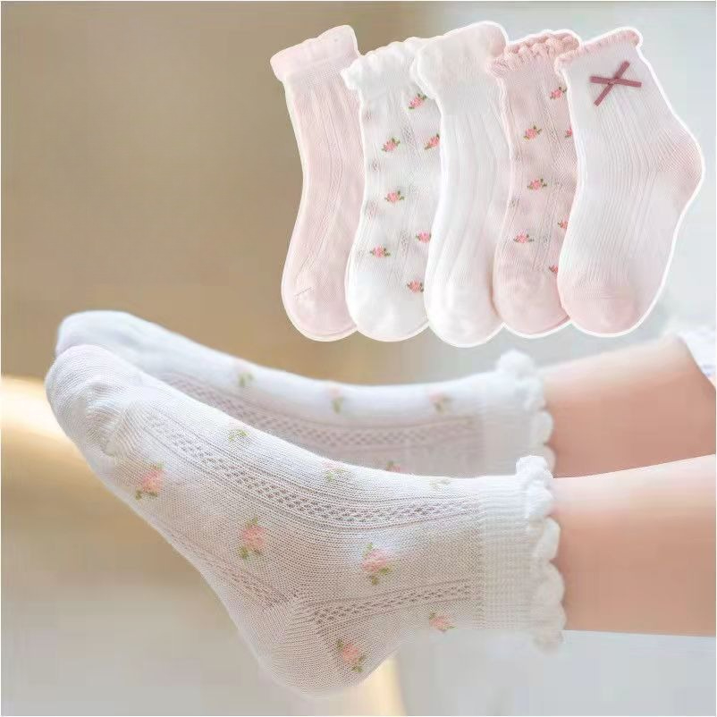 Girls Socks Cute Flowers Patte - огляд і ціна Summer Clothing Baby Girl
