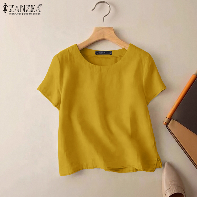ZANZEA Summer Casual Cotton Bl - огляд і ціна Summer Clothing Wear