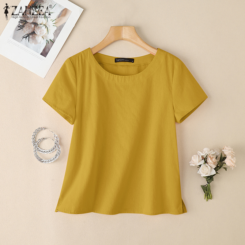 ZANZEA Summer Casual Cotton Bl - огляд і ціна Summer Clothing Wear