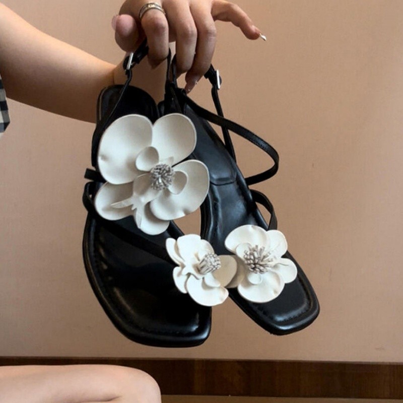 Wonen  Flower Clip Toe High Sa - огляд і ціна Summer Clothing Sale Women