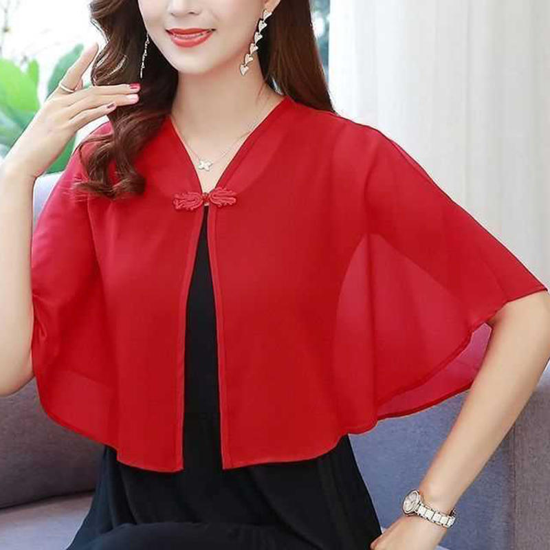 Spring Chiffon Short Outer Wea - огляд і ціна Summer Clothing Wear