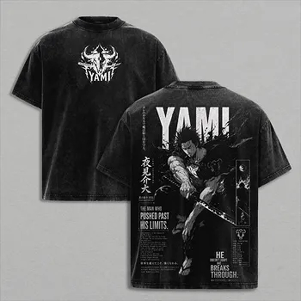 Manga Black Clover Yami Sukehi - огляд і ціна Vintage Summer Clothing Men