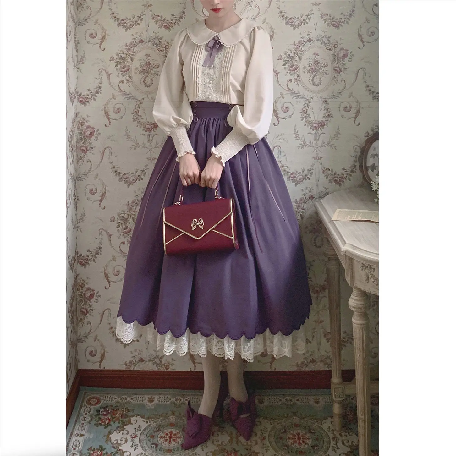 NONSAR Lolita Embroidery Dress - огляд і ціна Summer Victorian Clothing