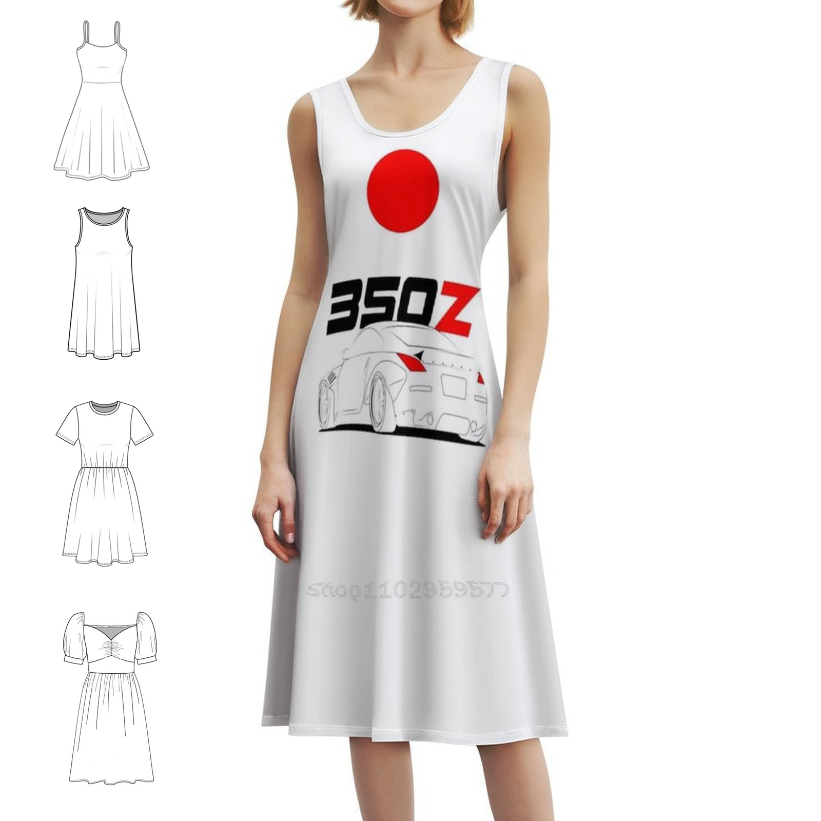 350Z Korean Style Dress For Wo - огляд і ціна Summer Clothing Wear