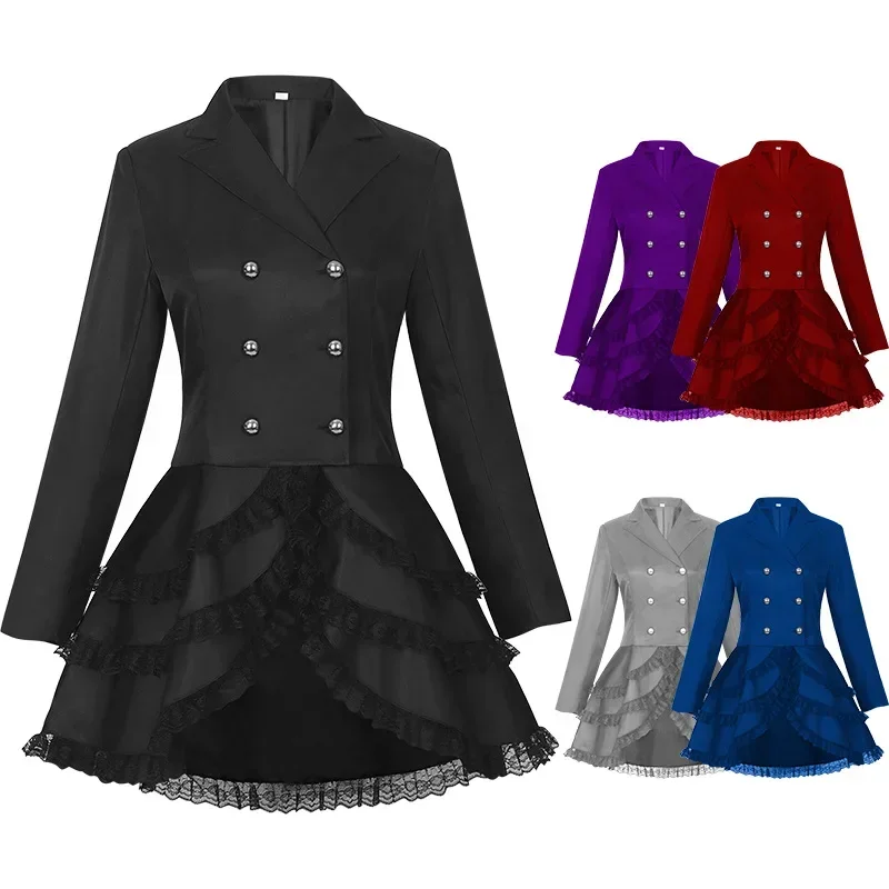 Women Gothic Dress Lace Perfor - огляд і ціна Summer Renaissance Clothing