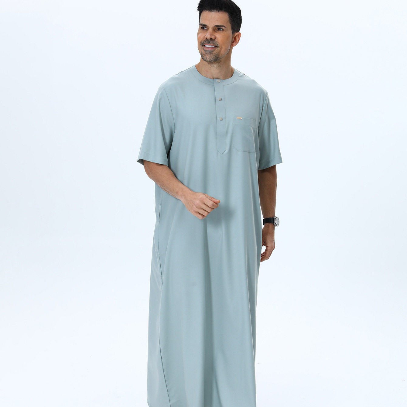 Muslim Men Abaya Kaftan Pakist - огляд і ціна Summer Clothing Pakistan