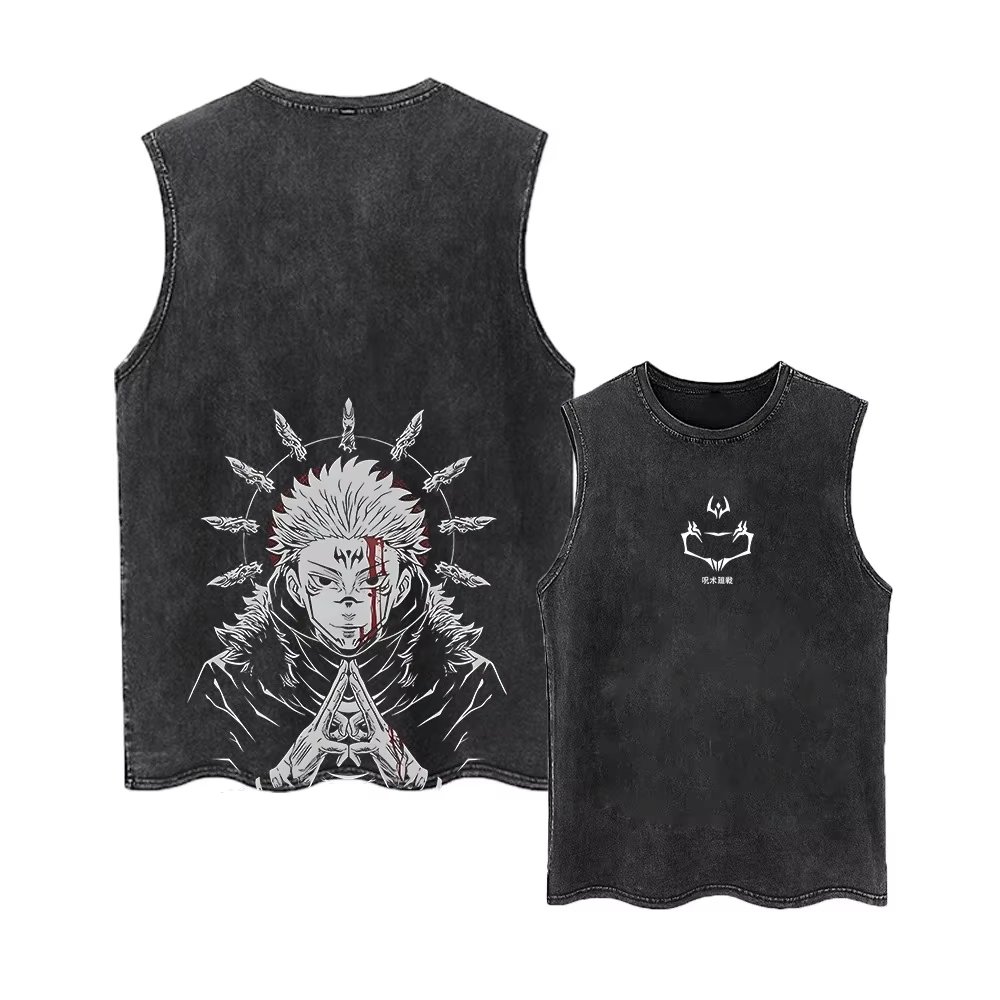 2026 Jujutsu Kaisen Summer Gym - огляд і ціна Vintage Summer Clothing Men
